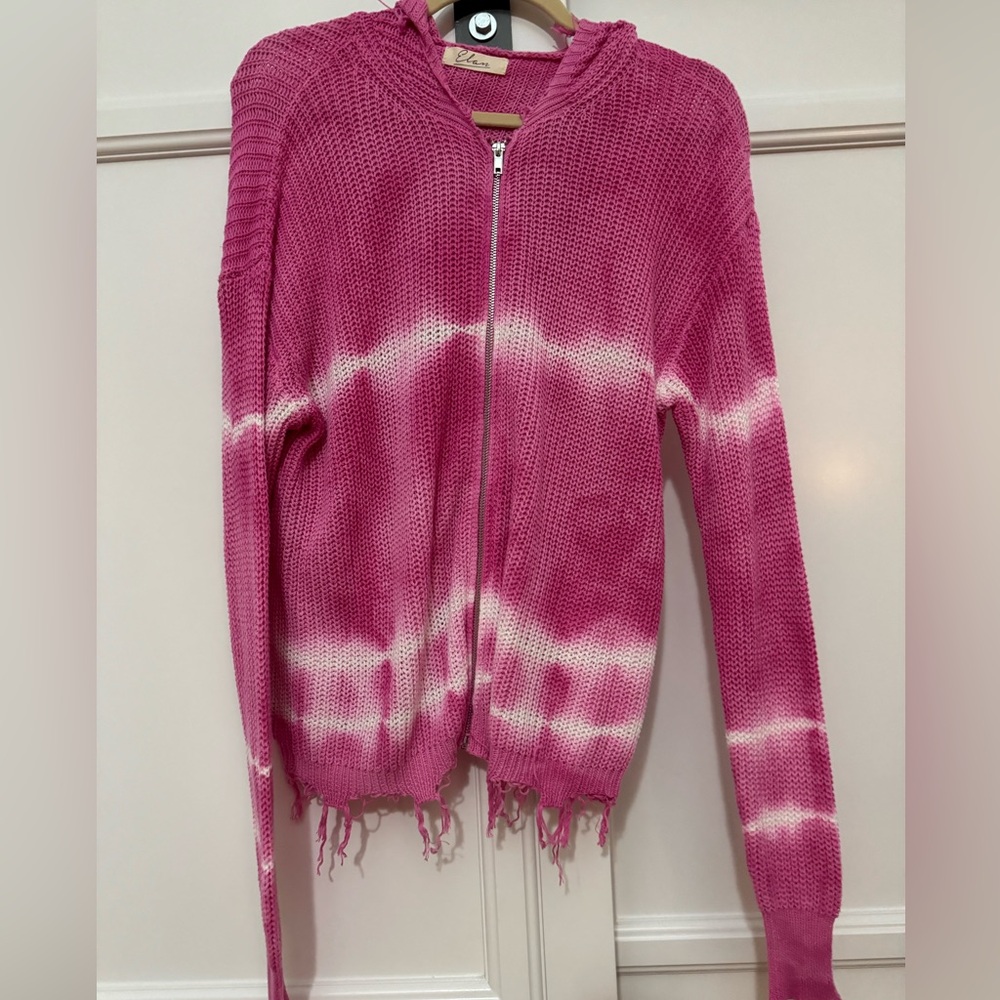 Pink Tie-Dye Sweater